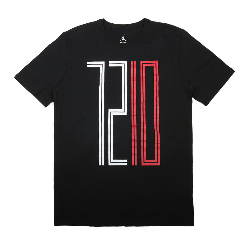 мужская черная футболка Jordan XI 72-10 747631-010 - цена, описание, фото 1